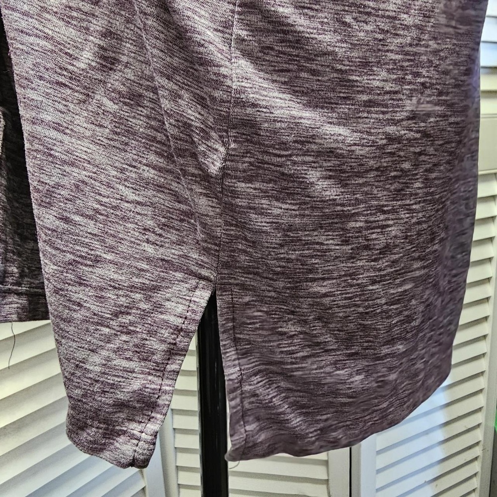 RBX Purple Pullover Lace Up Long Sleeve Hoodie Womens Size‎ 1X - Picture 4 of 6